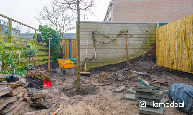 Grondige tuinrenovatie