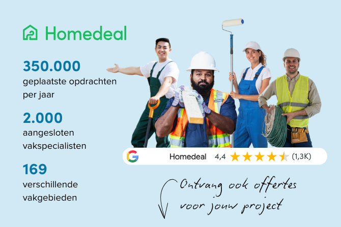 Redenen om voor vakspecialisten via Homedeal te kiezen