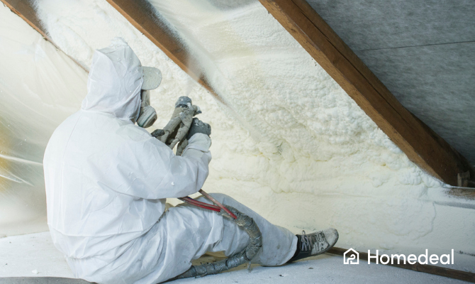 Spray PUR voor dakisolatie